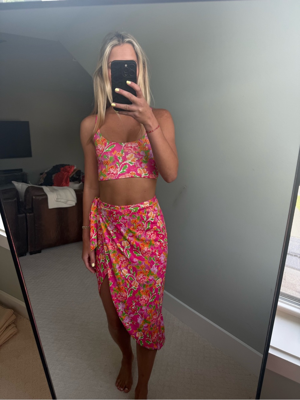 RESA tropical skirt set